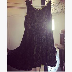 “Crochet” Skater Style Dress